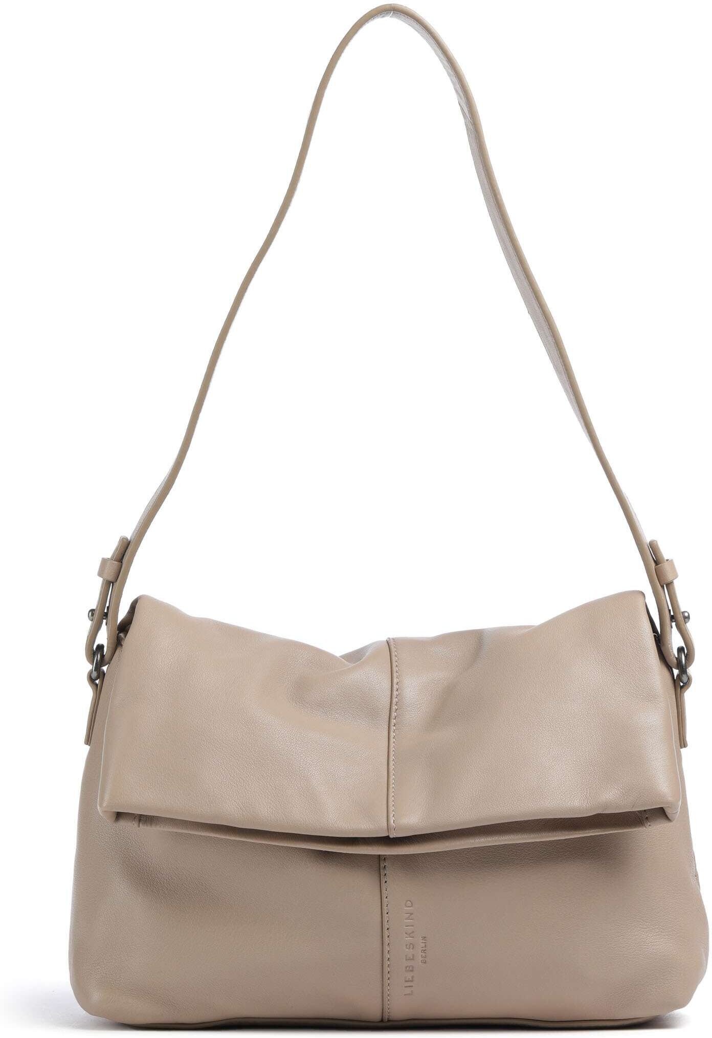 Liebeskind Fiona Sheep Natural S Beuteltasche aus Leder, braun