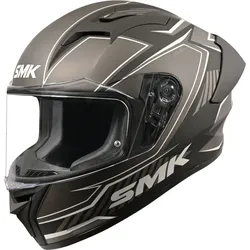 SMK Stellar Adox, Integralhelm - Matt Dunkelgrau/Schwarz - XL