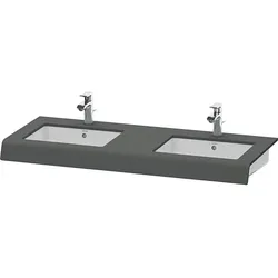 Duravit DuraStyle Waschtisch-Konsole DS829C04949 55x80x10cm, 2 Ausschnitte, graphit matt