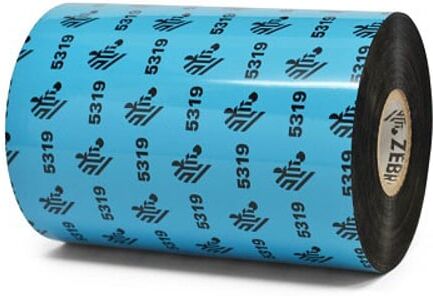 Zebra 5319 800072-003 fita de cera preta 220mm x 156M
