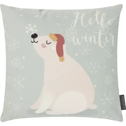 Kissen EISBÄR (BHT 40x8x40 cm) - bunt - BHT 40x8x40 cm