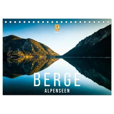 Berge. Alpenseen (Tischkalender 2027 DIN A5 quer), CALVENDO Monatskalender