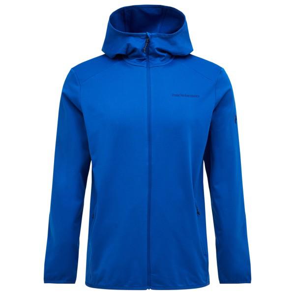 Peak Performance - Light Zip Hood - Fleecejacke Gr L blau