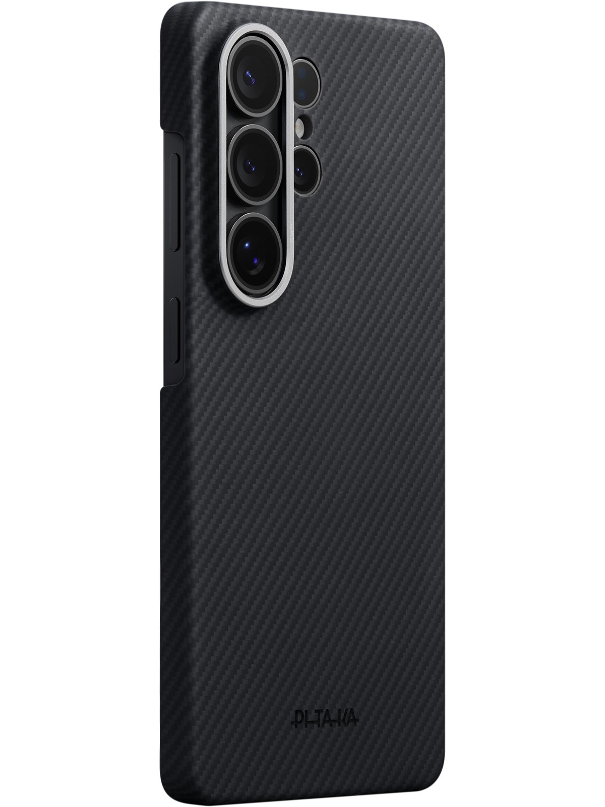 PITAKA Edge Case - Black/Grey Twill - Samsung Galaxy S26 Ultra