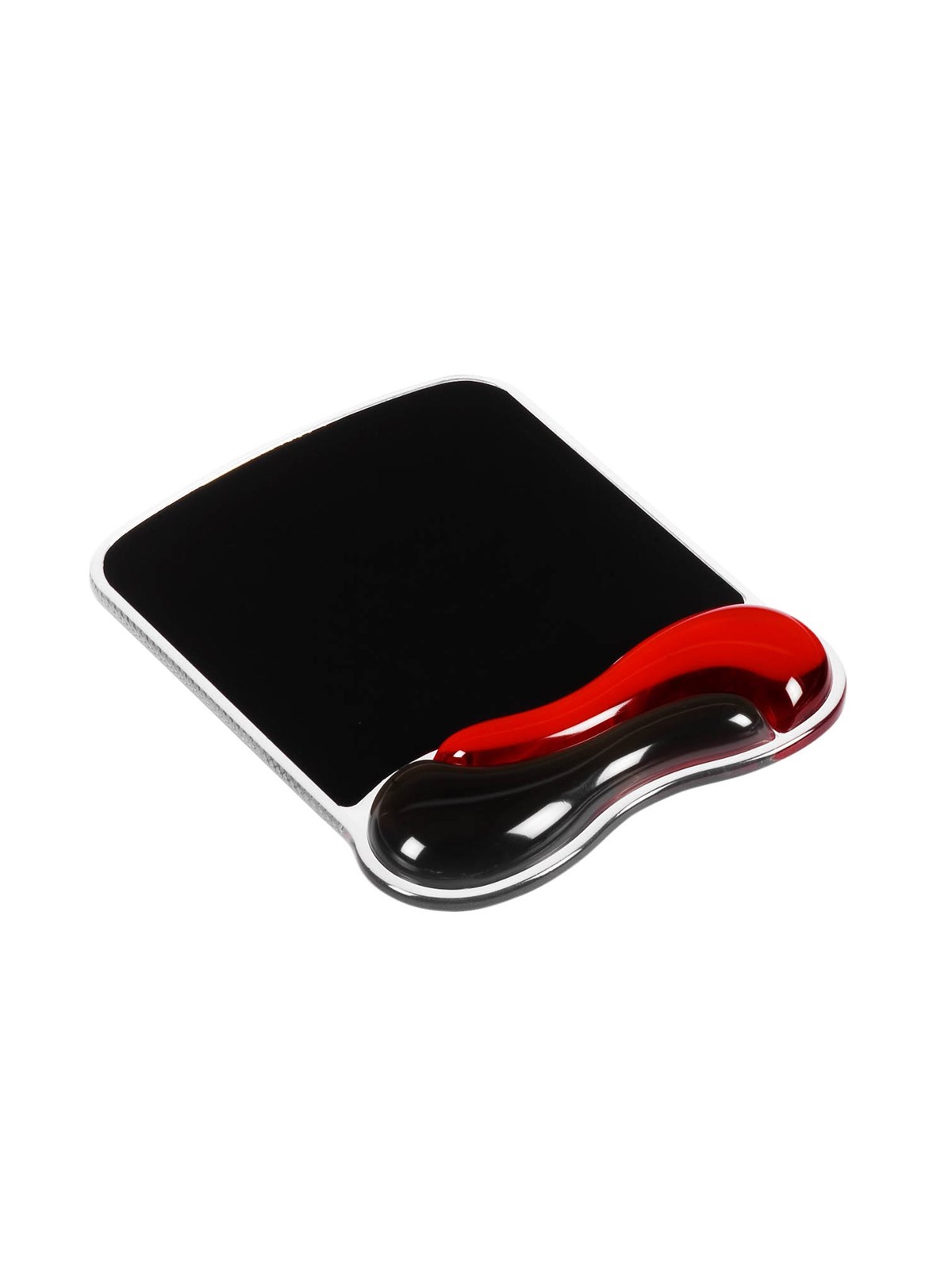 Kensington Mauspad mit Duo Gel-Handgelenkauflage, rot/schwarz