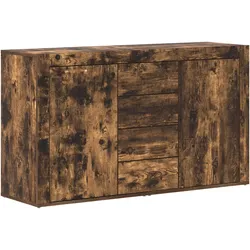 vidaXL Sideboard Geräucherte Eiche Holzwerkstoff 120 x 36 x 69 cm
