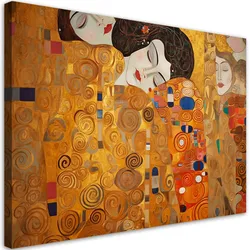 WANDBILD schöne frauen abstrakt g. klimt