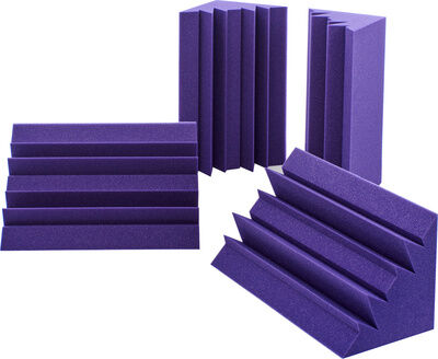 Auralex Acoustics Lenrd Bass Traps Purple violet
