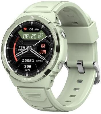 Daily Deals Depot Womens AMOLED Smartwatch With Bluetooth Calling And 5ATM Waterproof Fitness Tracking green