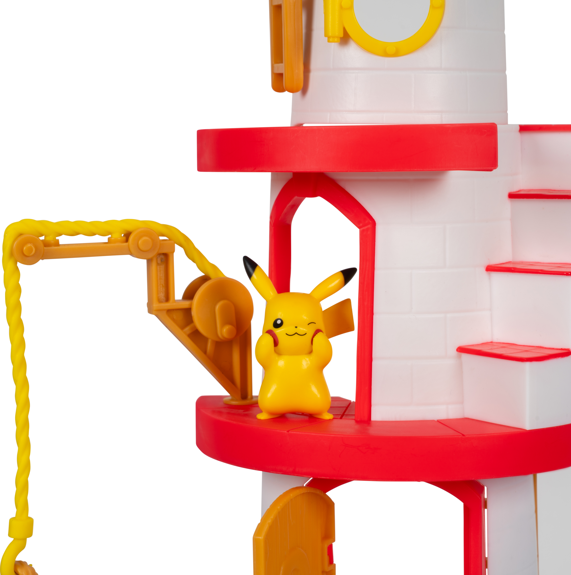 Pokémon Carry Case Lighthouse Exploration Playset with Pikachu by Jazwares - Deep-Sea Adventure Playset with 2-Inch Pikachu Battle Figure
