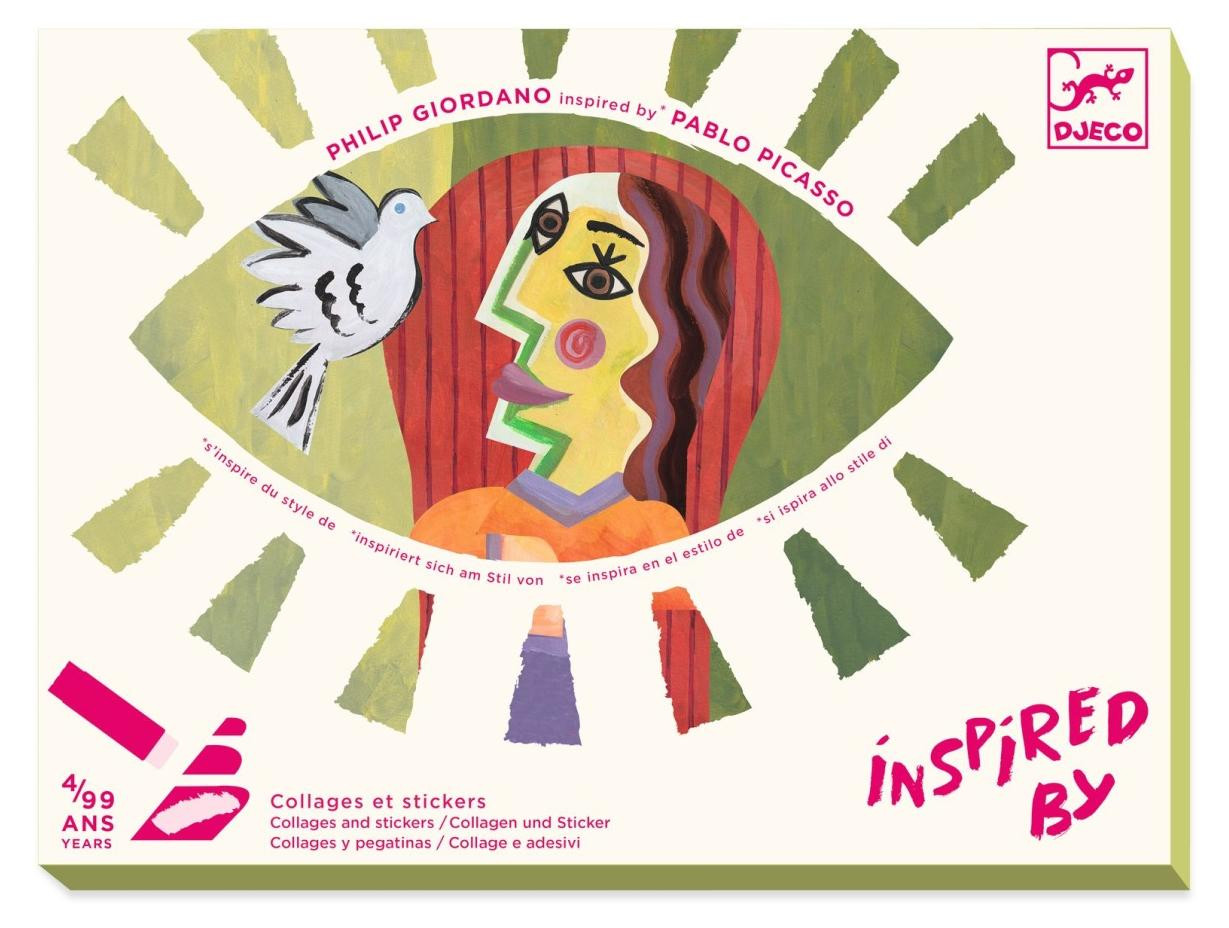 Djeco Creatief atelier Vierkante hoek Geïnspireerd door Picasso