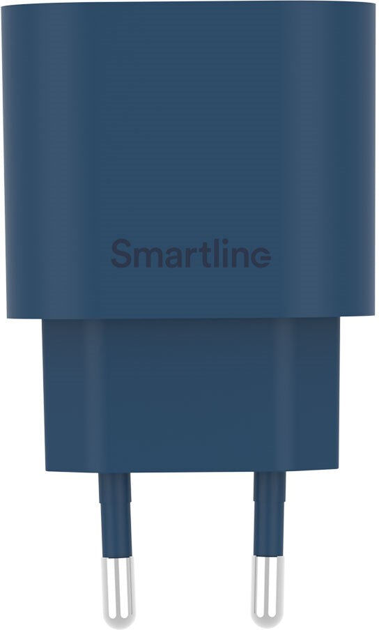 Smartline 20W Vægoplader m. 1 x USB-C - Mørkeblå