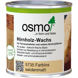 OSMO Hirnholz-Wachs -5735 Farblos-0,375 Liter