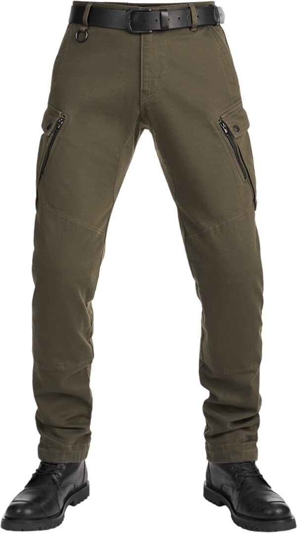 Pando Moto Mark AAA Cargo Motorrad Jeans Mark-Olive-AAA-W33-L34