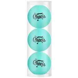 Golfball Geschenkset Cheers 3er blau