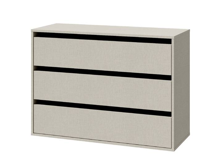 home24 Ladeblok-element type B 99 x 73 x 40cm grijs gefolieerde spaanplaat