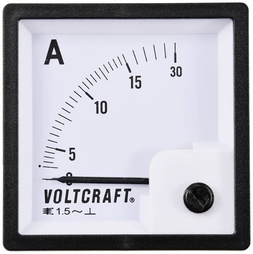 VOLTCRAFT AM-72X72/15A AM-72X72/15A Analog-Einbaumessgerät AM-72X72/15A 15A Dreheisen