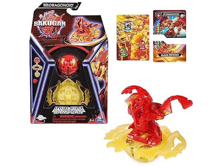 Bakugan - Special Attack - Speelset met spinnend Bakugan-actiefiguur - stijlen kunnen variëren