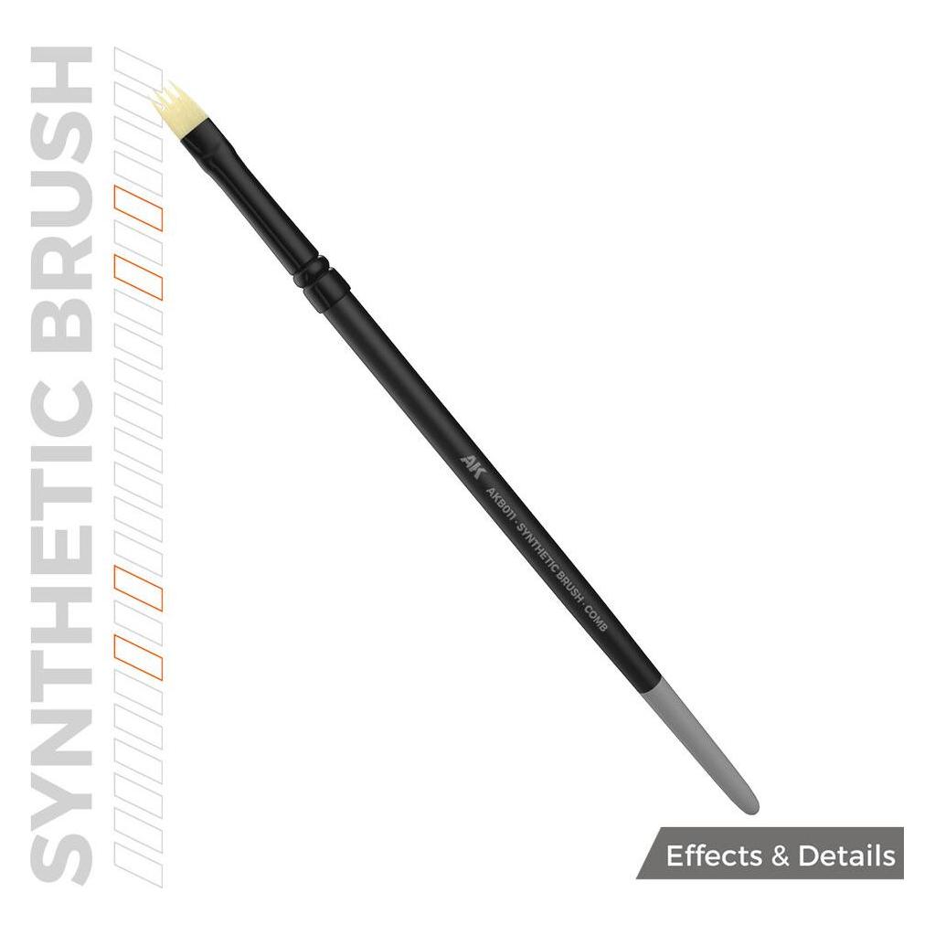 AK Interactive Ak Synthetic Brush - Comb (AKB011)