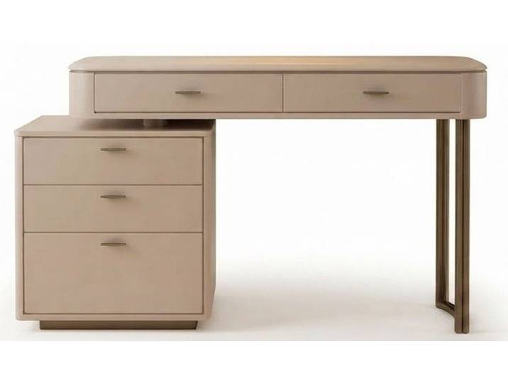 JVmoebel Schminktisch Schminktisch Modern Frisiertisch Kosmetiktisch Beige Luxus Design (1-St., 1-tlg)