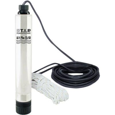 T.I.P. - Technische Industrie Produkte 30104 AJ 4 Plus 55/50 Tiefbrunnenpumpe 3300 l/h 50m