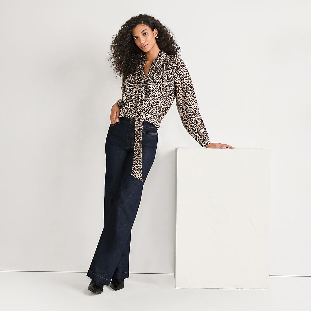 Schluppenbluse für Damen, Damen, size: regular, Sonstige, Polyester/Viskose, by Lands' End