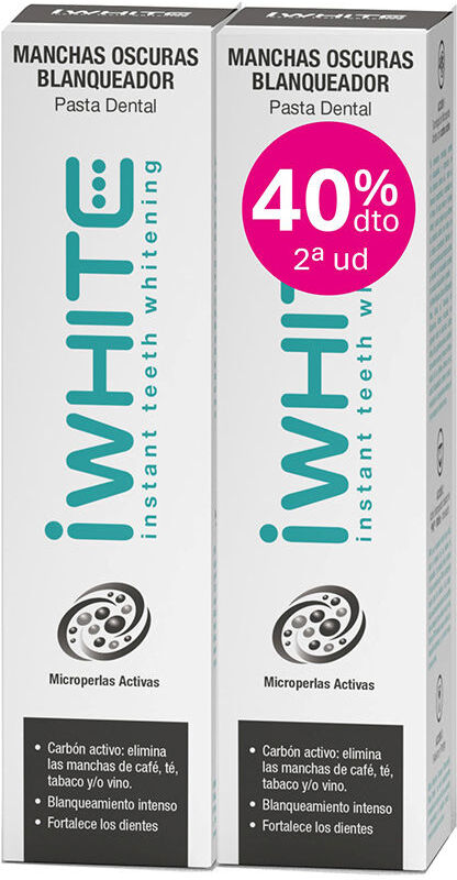 Iwhite Pack de blanchiment des taches brunes Dentifrice 2 x 75 ml