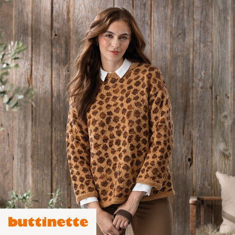 Strickanleitung – Oversized Pullover aus Woll Butt Leo