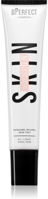 BPerfect Skin Fusion Skincare Infused Skin Tint lightweight foundation for a natural look shade 1 Light Cool Fair 30 ml
