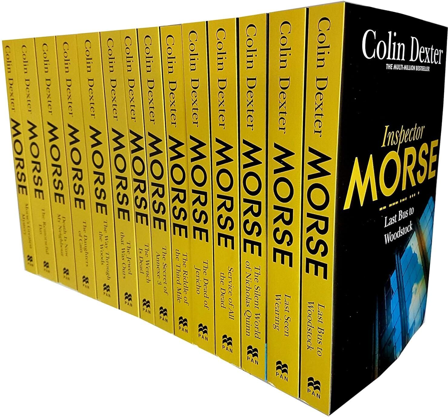 Inspector Morse Complete Collection by Colin Dexter 14 Books Set - Fiction - Paperback Pan Macmillan