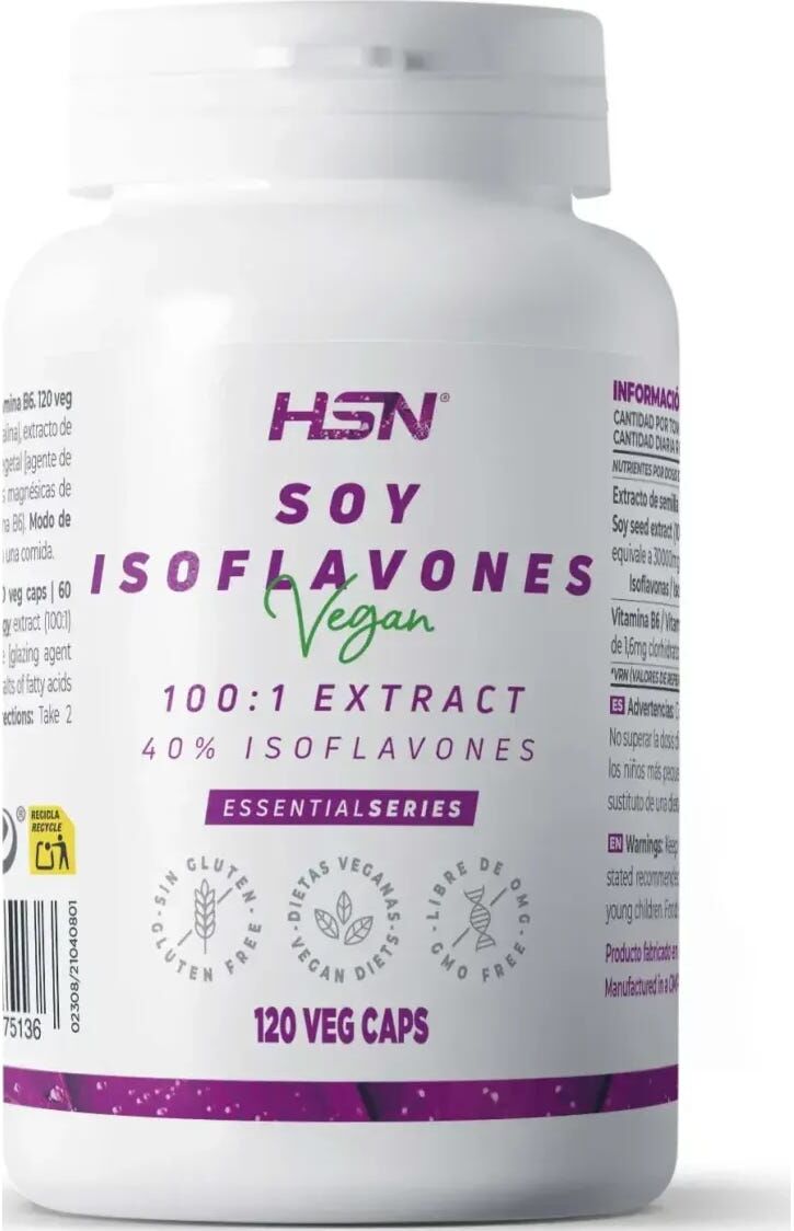 HSN Isoflavonas de Soja 150mg 120vcaps