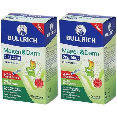 Bullrich Magen & Darm 2in1 Akut Pulver Sticks 2x 2x12 St Beutel