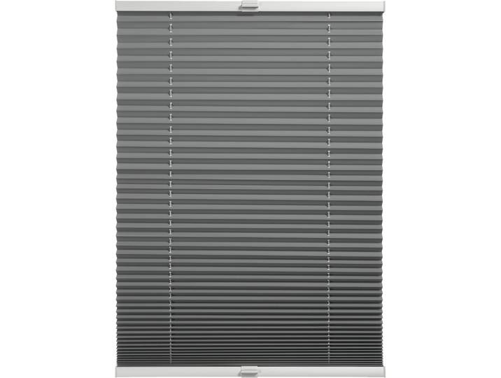Plissee Thermo Plissee Ella , grau, B:100cm H:130cm, Obermaterial: 100% Polyester, SCHÖNER WOHNEN-KOLLEKTION, Plissees, Plissee, verschraubt, energiesparend, Thermo Rückseite