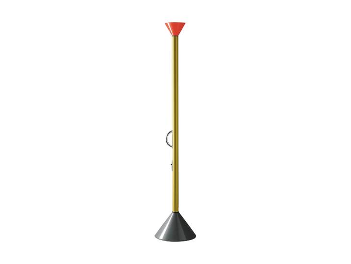 Artemide Lampadaire LED Callimaco Ø39x200 cm Rouge-jaune-gris