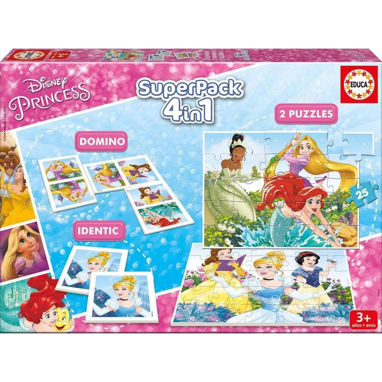 Educa Disney Princess Puzzel Superpack 17198
