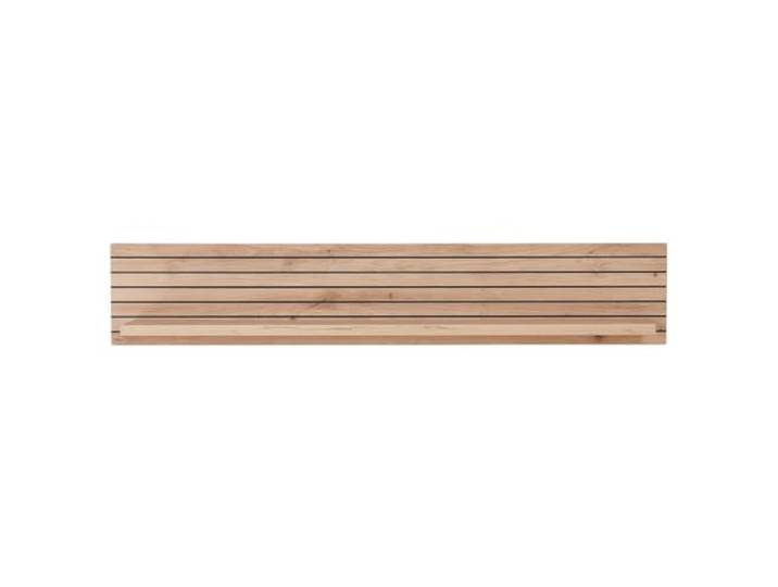 Lomadox Wandregal inkl. LED-Beleuchtung Artisan Eiche Rillenoptik, Breite 120 cm, Wandboard, Bücherregal, Regal