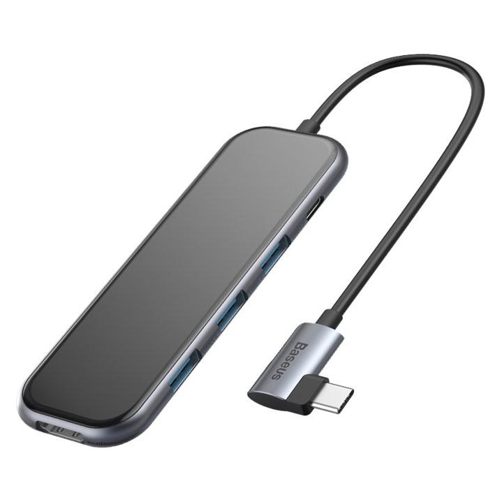 Baseus CAHUB-FZ0G (USB-C, 5 Ports) (CAHUB-BZ0G)