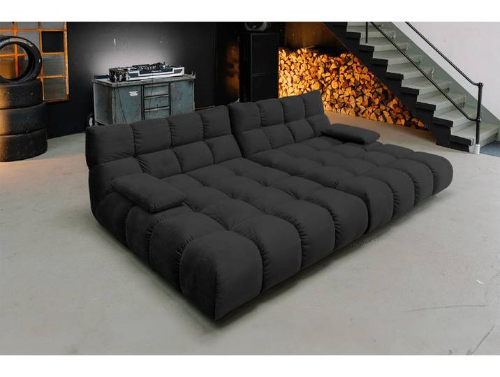 KAWOLA Big-Sofa VIVIEN Riesensofa Velvet - Entspannung pur - Modernes Wohnen, XXL Couch mit Samt Bezug – Maximaler Komfort, Top Design