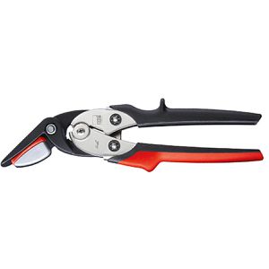 Bessey Blechschere D123S, für gerade Schnitte, Bandeisenschere mit Hebelübersetzung, bis 1,0 mm, Länge 260 mm