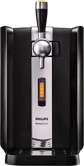 Philips PerfectDraft Bierzapfanlage HD3720/26, 6 l, Draft-Bierzapfanlage, Hoegaarden, Leffe, 1,5 bar, Schwarz, Chrom, Metallisch, 32 °C