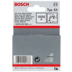 BOSCH 1000er Pack Tackerklammern »Typ 53« 10 mm