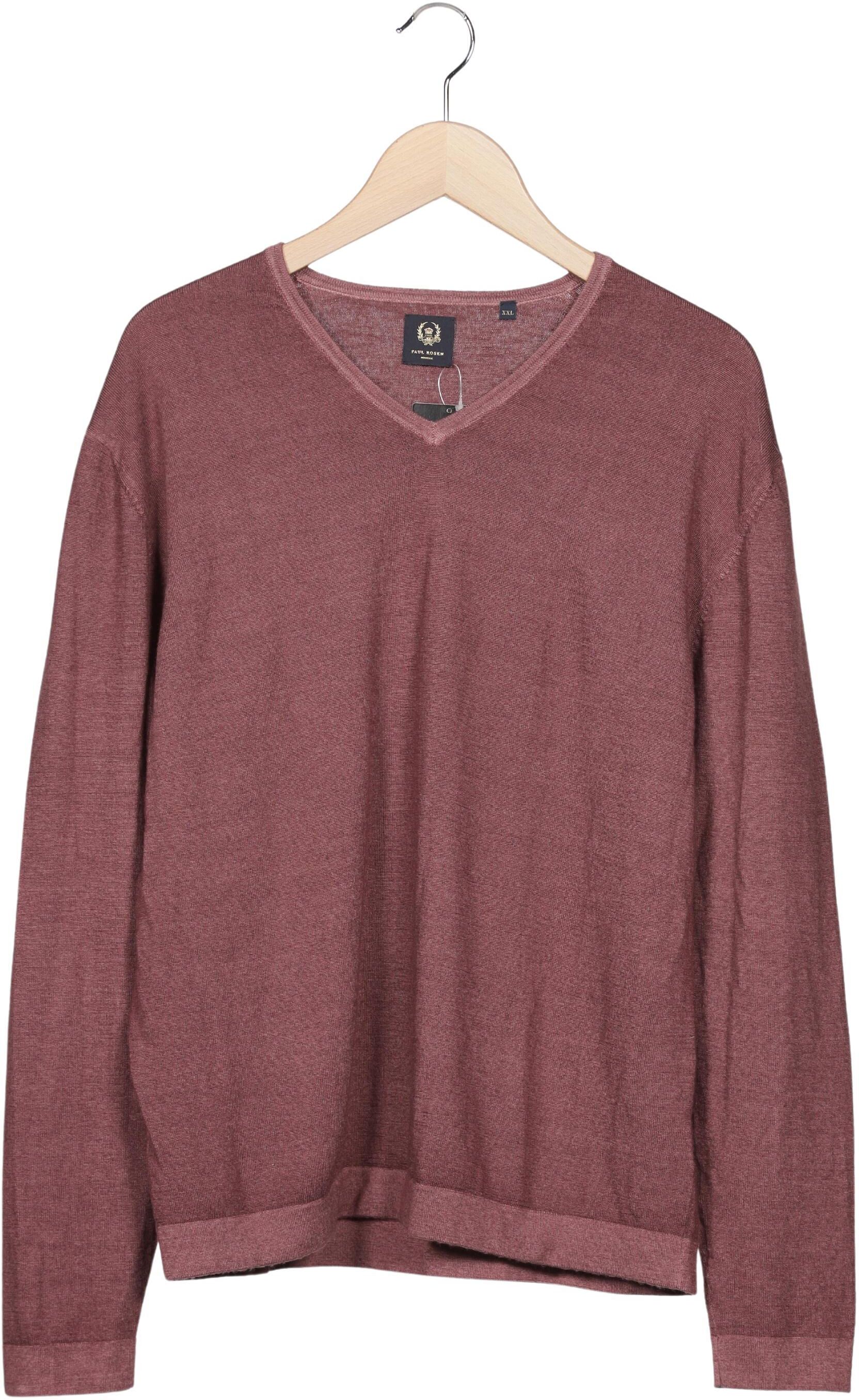 Paul Rosen Herren Pullover, Bordeaux, Gr. Xxl, Wolle - Second Hand