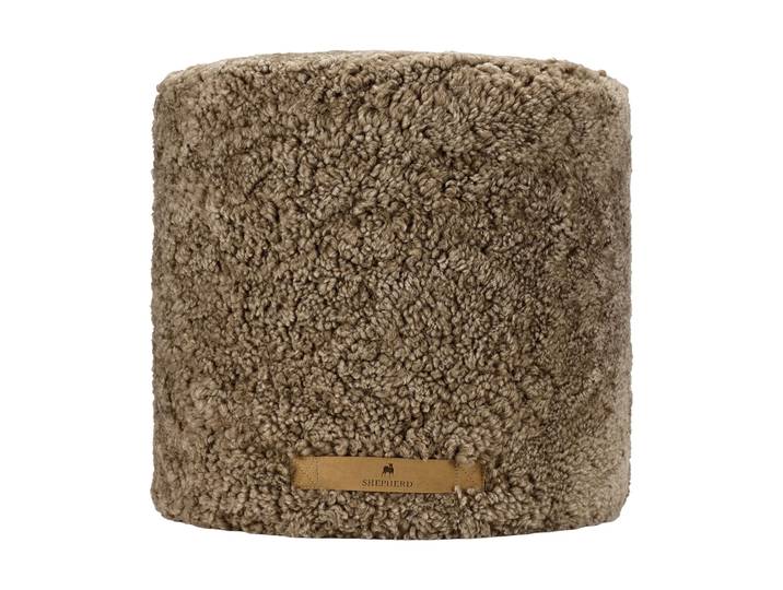 Shepherd of Sweden Shepherd Pouf Frida Desert (Braun), Ø40x40 cm