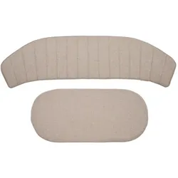 Sitz- und Rückenpolster (Set) für Vipp 721 Lagrasse Sofa Vipp sand beige, Designer Vipp Design, 110/147x4x51/39 cm