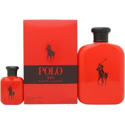 Ralph Lauren, Beauty Geschenkset, POLO RED(M)(DF)2PC SET(4.2oz edt spray, 15ml edt sp) (Parfum Set)