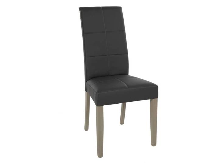 Stuhl STAY Synthetisches Leder grau