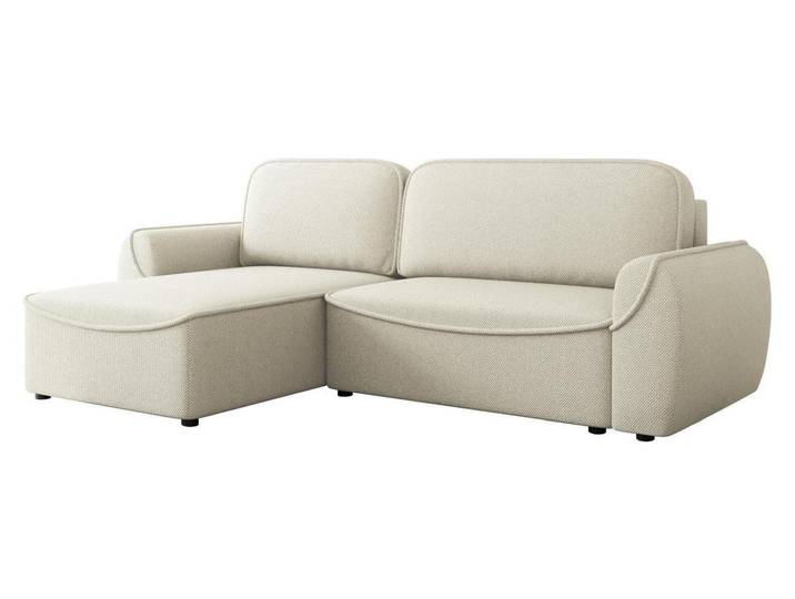 MIRJAN24 Ecksofa Loom, Moderne Eckcouch für Wohnzimmer, Schlaffunktion und Bettkasten (Farbe: Cruz 09)
