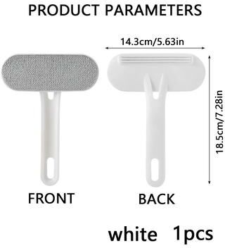 Happy Pet Pantry Static Free Pet Hair Remover Roller For Clothes, Furniture & Wool Coats white