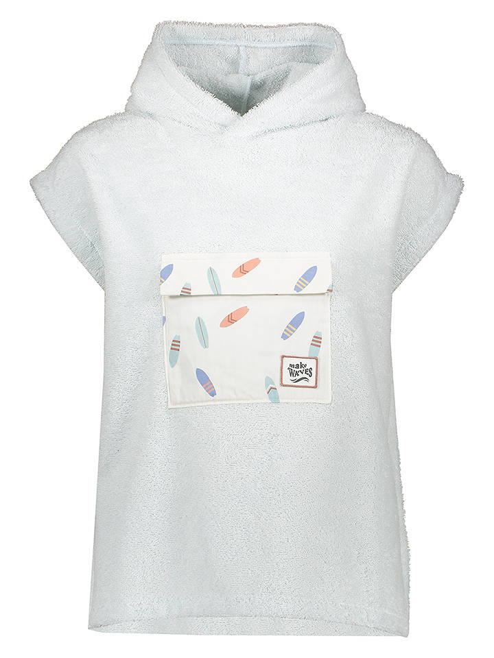 Lässig Badeponcho "Terry" in Hellblau - onesize