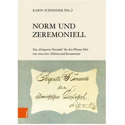 Norm und Zeremoniell, Fachbücher von Karin Schneider